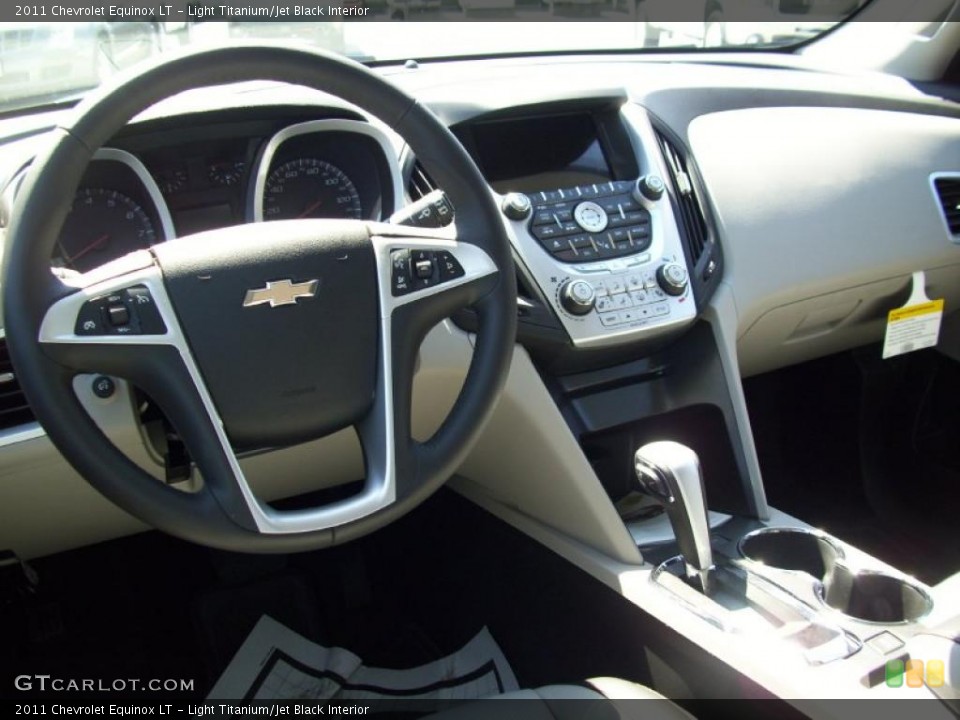 Light Titanium/Jet Black Interior Dashboard for the 2011 Chevrolet Equinox LT #38504547