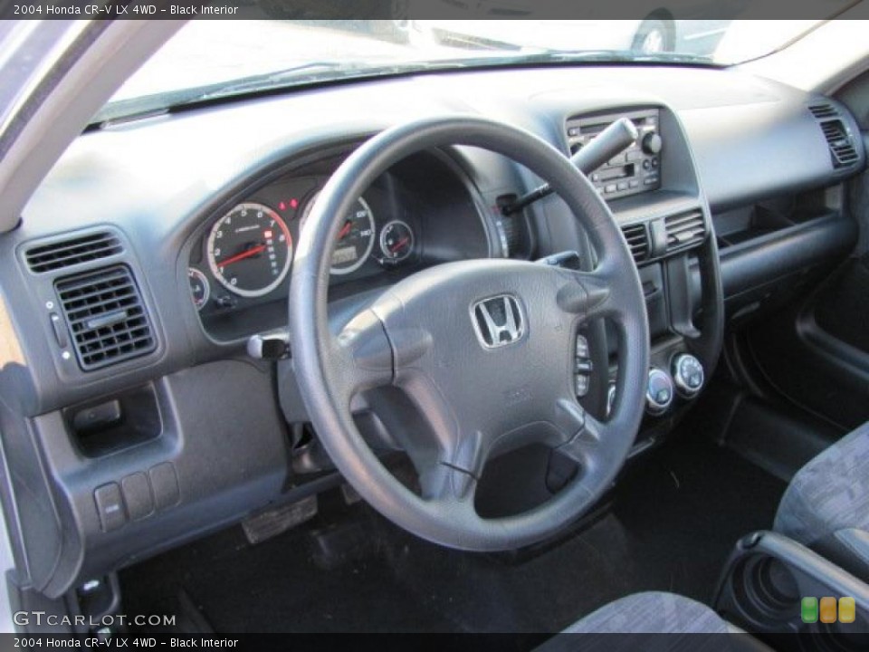 Black Interior Photo for the 2004 Honda CR-V LX 4WD #38505335