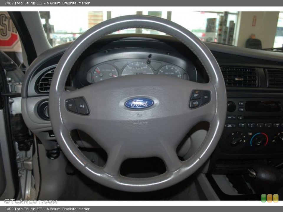 Medium Graphite Interior Steering Wheel for the 2002 Ford Taurus SES #38505471