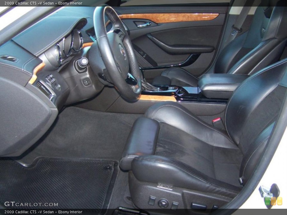 Ebony Interior Photo for the 2009 Cadillac CTS -V Sedan #38506375
