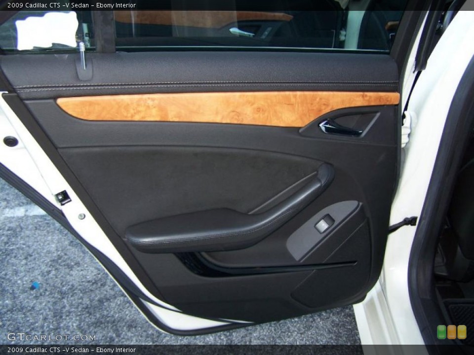Ebony Interior Door Panel for the 2009 Cadillac CTS -V Sedan #38506443