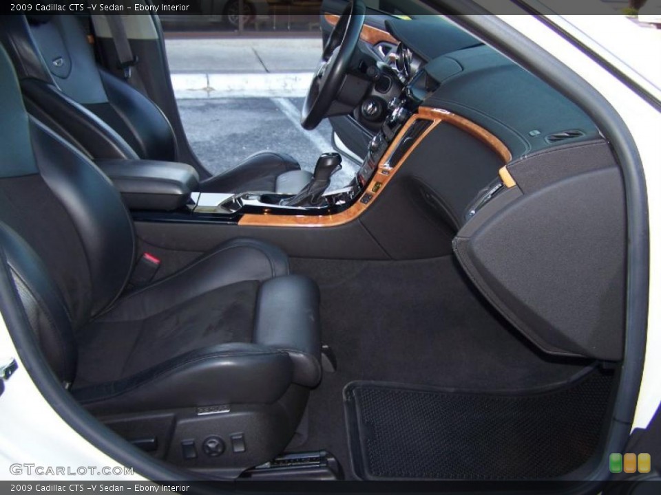 Ebony Interior Photo for the 2009 Cadillac CTS -V Sedan #38506527