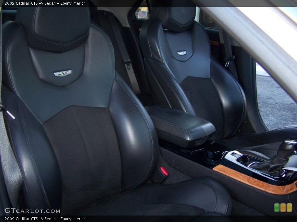 Ebony Interior Photo for the 2009 Cadillac CTS -V Sedan #38506539