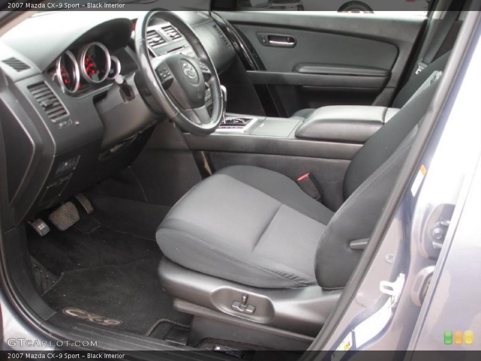 Black Interior Prime Interior for the 2007 Mazda CX-9 Sport #38507331