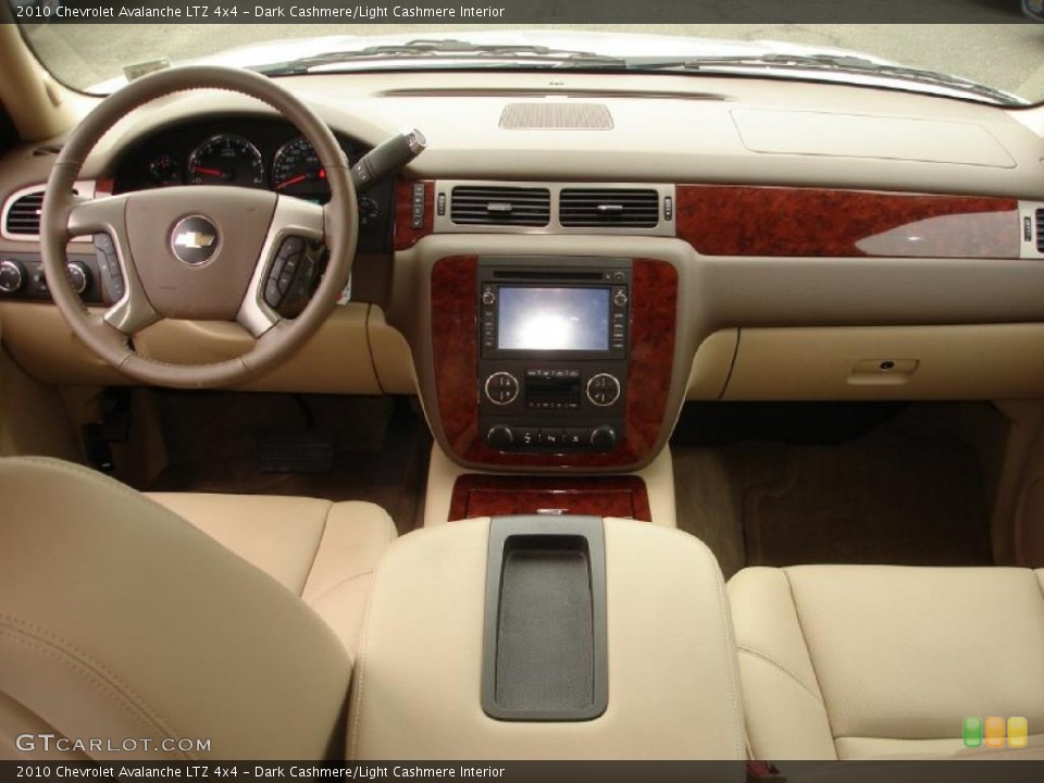 Dark Cashmere/Light Cashmere Interior Dashboard for the 2010 Chevrolet Avalanche LTZ 4x4 #38508915