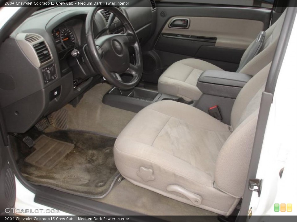 Medium Dark Pewter Interior Prime Interior for the 2004 Chevrolet Colorado LS Crew Cab #38509111