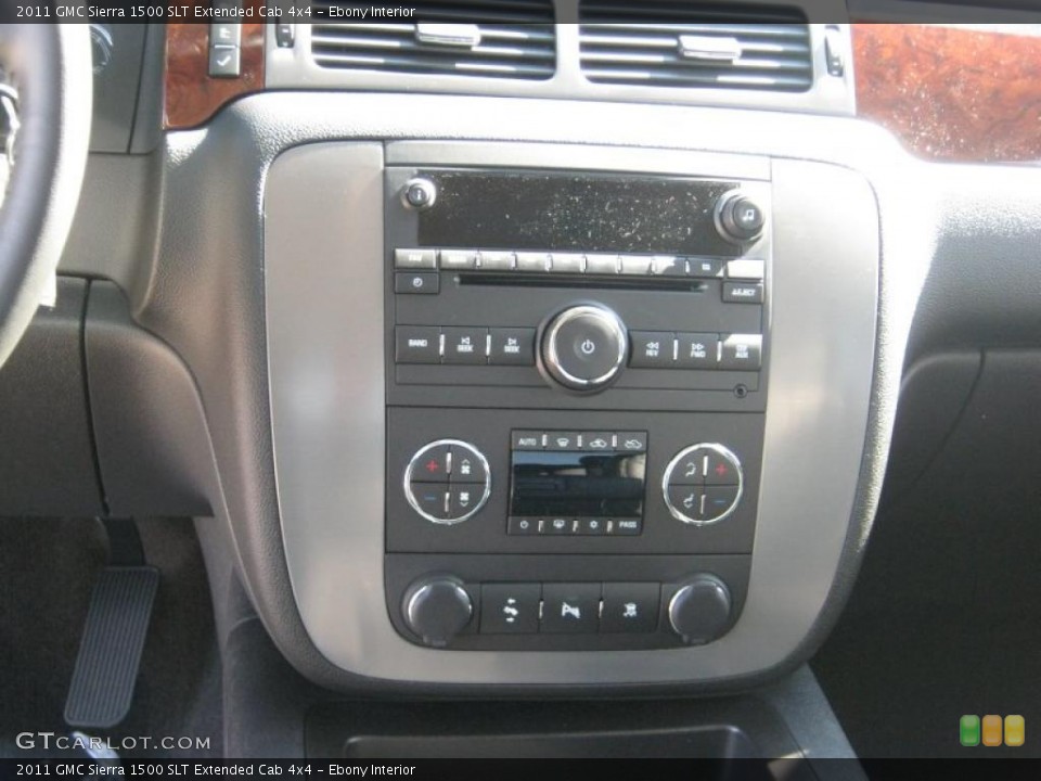 Ebony Interior Controls for the 2011 GMC Sierra 1500 SLT Extended Cab 4x4 #38509231