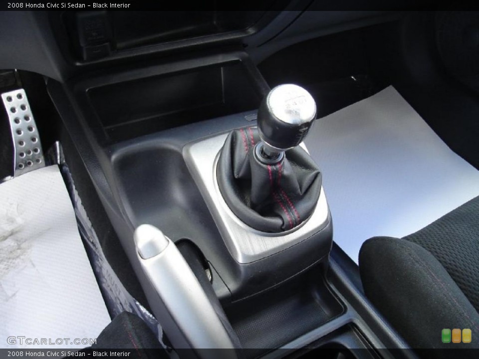 Black Interior Transmission for the 2008 Honda Civic Si Sedan #38510407