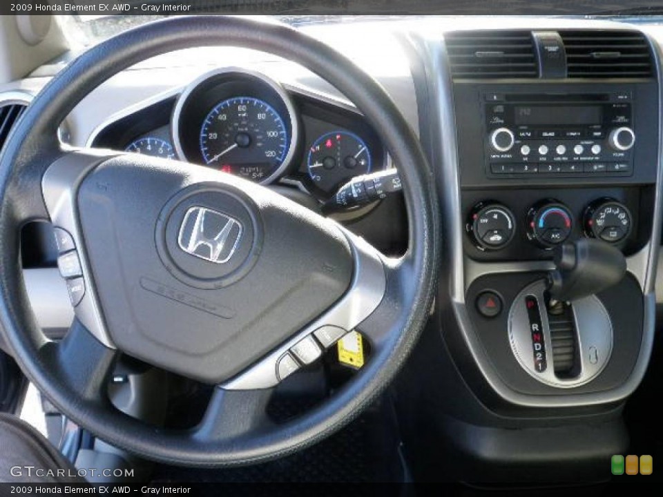 Gray Interior Steering Wheel for the 2009 Honda Element EX AWD #38510923