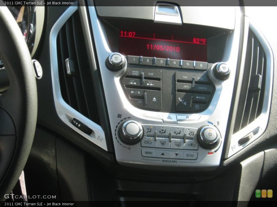 Jet Black Interior Controls for the 2011 GMC Terrain SLE #38510995