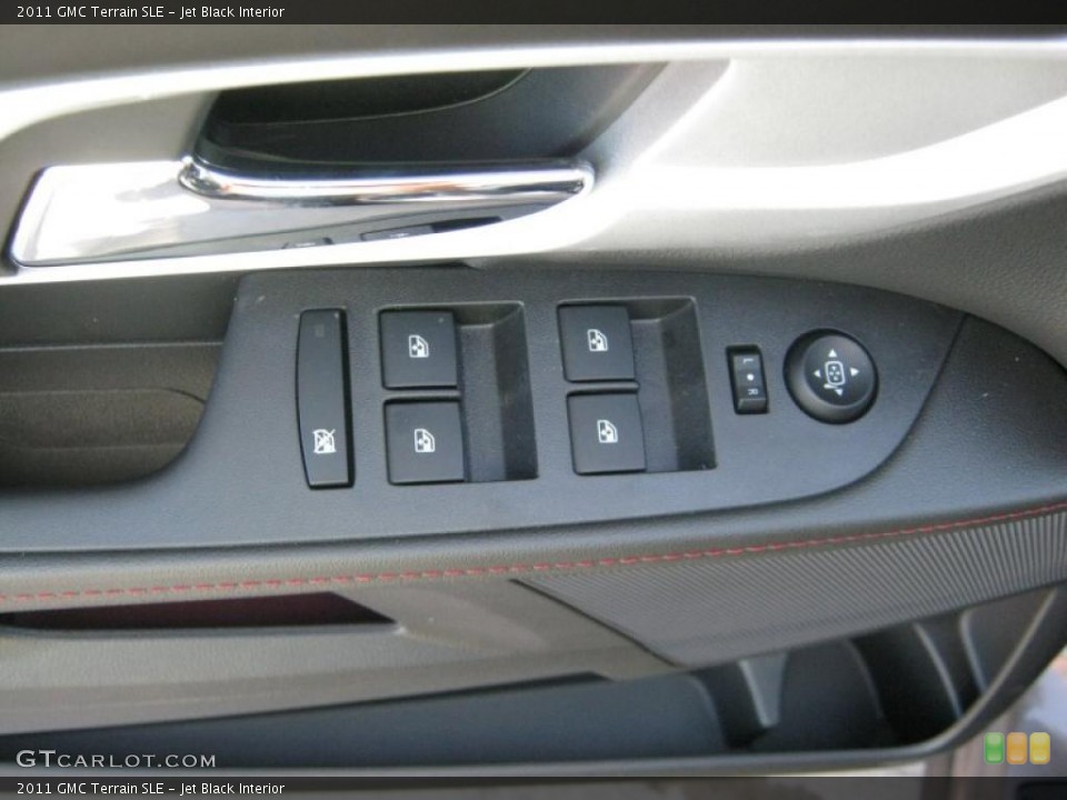 Jet Black Interior Controls for the 2011 GMC Terrain SLE #38511111