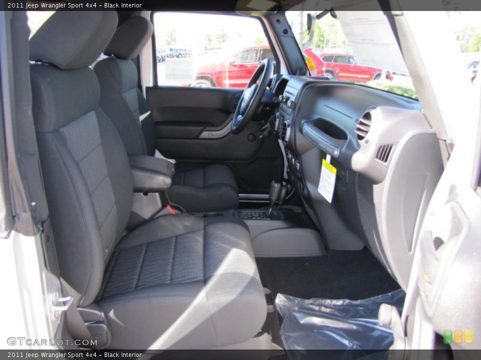 Black Interior Photo for the 2011 Jeep Wrangler Sport 4x4 #38515539