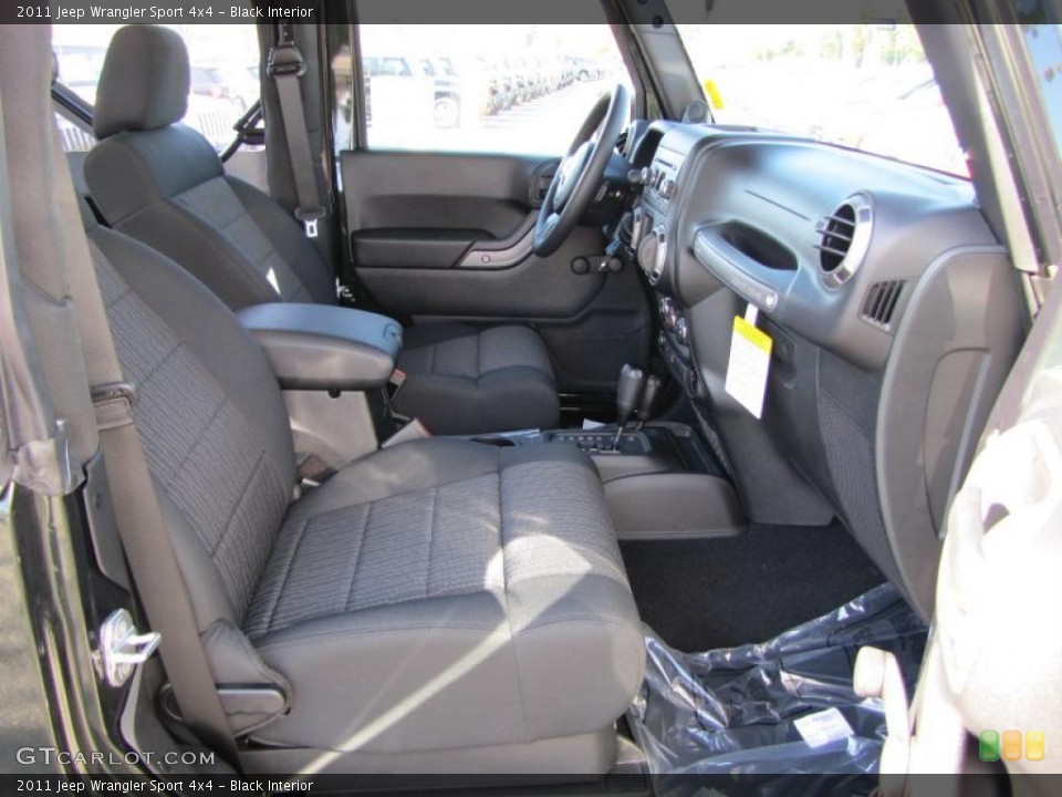 Black Interior Photo for the 2011 Jeep Wrangler Sport 4x4 #38515743