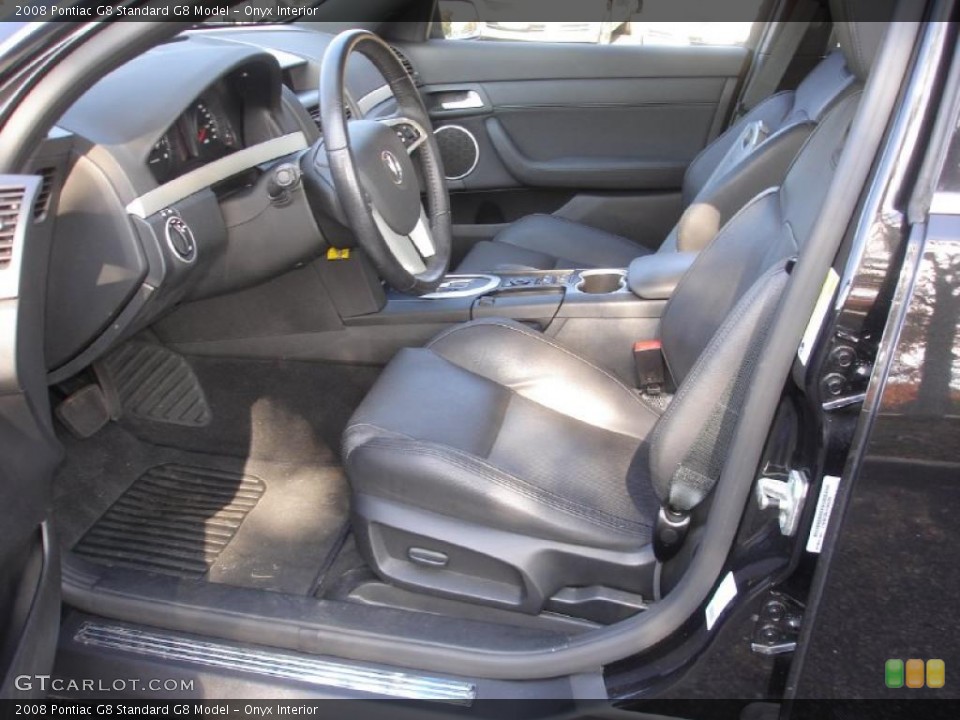 Onyx Interior Photo for the 2008 Pontiac G8  #38516123