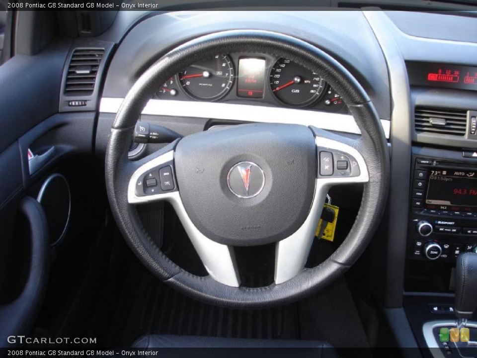 Onyx Interior Steering Wheel for the 2008 Pontiac G8  #38516167