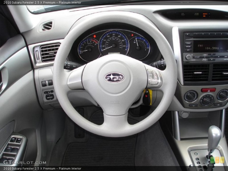 Platinum Interior Steering Wheel for the 2010 Subaru Forester 2.5 X Premium #38516635
