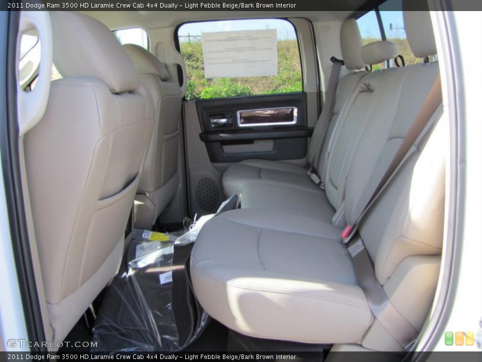 Light Pebble Beige/Bark Brown Interior Photo for the 2011 Dodge Ram 3500 HD Laramie Crew Cab 4x4 Dually #38517371
