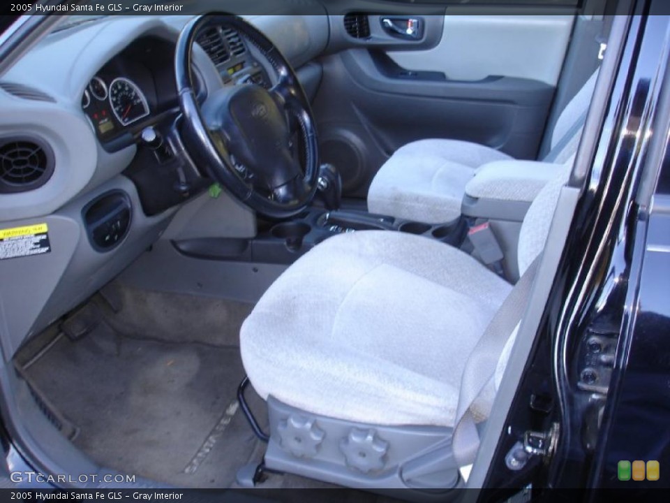 Gray Interior Prime Interior for the 2005 Hyundai Santa Fe GLS #38517539