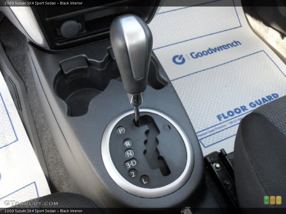 Black Interior Transmission for the 2009 Suzuki SX4 Sport Sedan #38518055