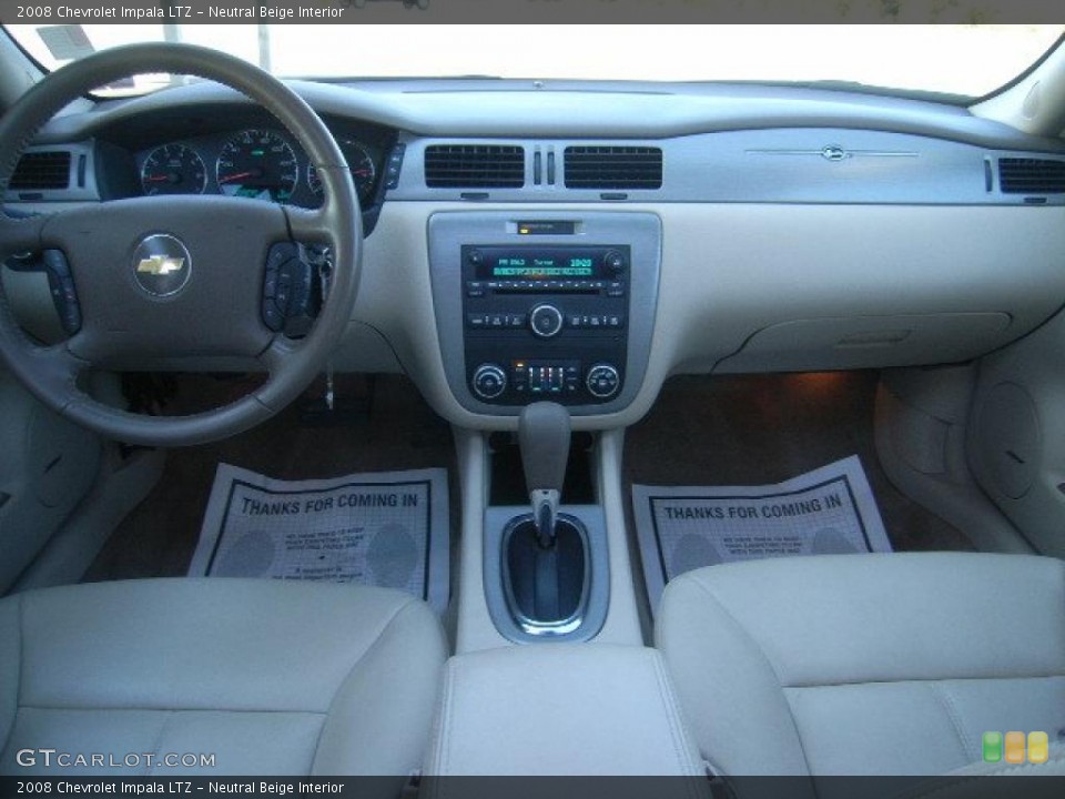 Neutral Beige Interior Dashboard for the 2008 Chevrolet Impala LTZ #38519043