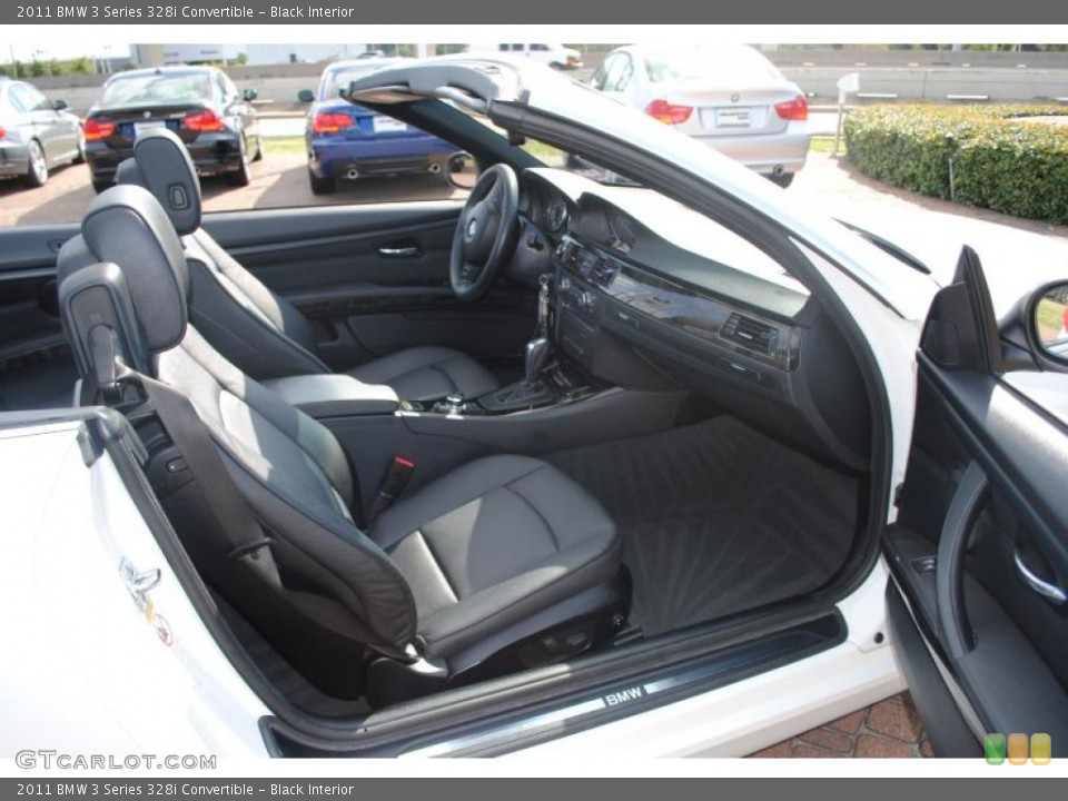 Black Interior Photo for the 2011 BMW 3 Series 328i Convertible #38520035