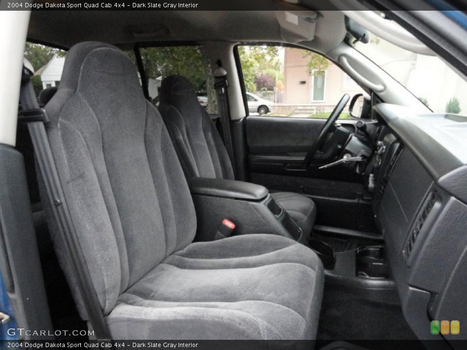 Dark Slate Gray Interior Photo for the 2004 Dodge Dakota Sport Quad Cab 4x4 #38520323