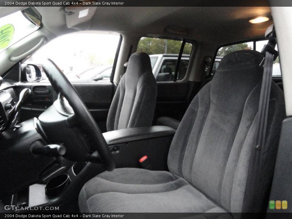 Dark Slate Gray Interior Photo for the 2004 Dodge Dakota Sport Quad Cab 4x4 #38520339