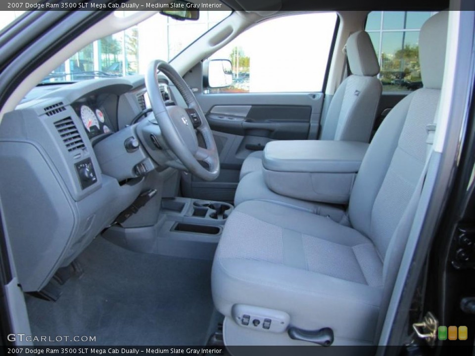 Medium Slate Gray Interior Prime Interior for the 2007 Dodge Ram 3500 SLT Mega Cab Dually #38520531