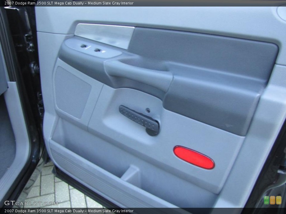 Medium Slate Gray Interior Door Panel for the 2007 Dodge Ram 3500 SLT Mega Cab Dually #38520715