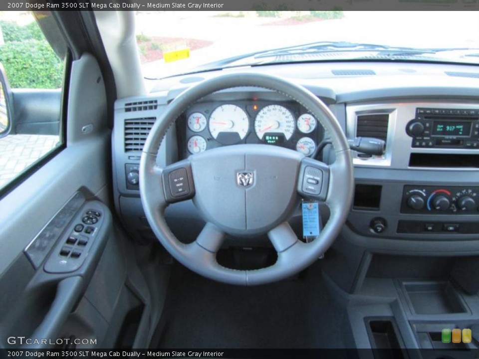 Medium Slate Gray Interior Steering Wheel for the 2007 Dodge Ram 3500 SLT Mega Cab Dually #38520771
