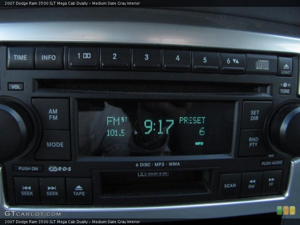 Medium Slate Gray Interior Controls for the 2007 Dodge Ram 3500 SLT Mega Cab Dually #38520799