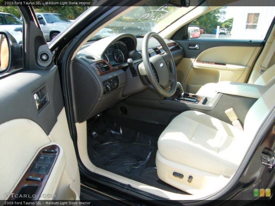 Medium Light Stone Interior Prime Interior for the 2009 Ford Taurus SEL #38522211