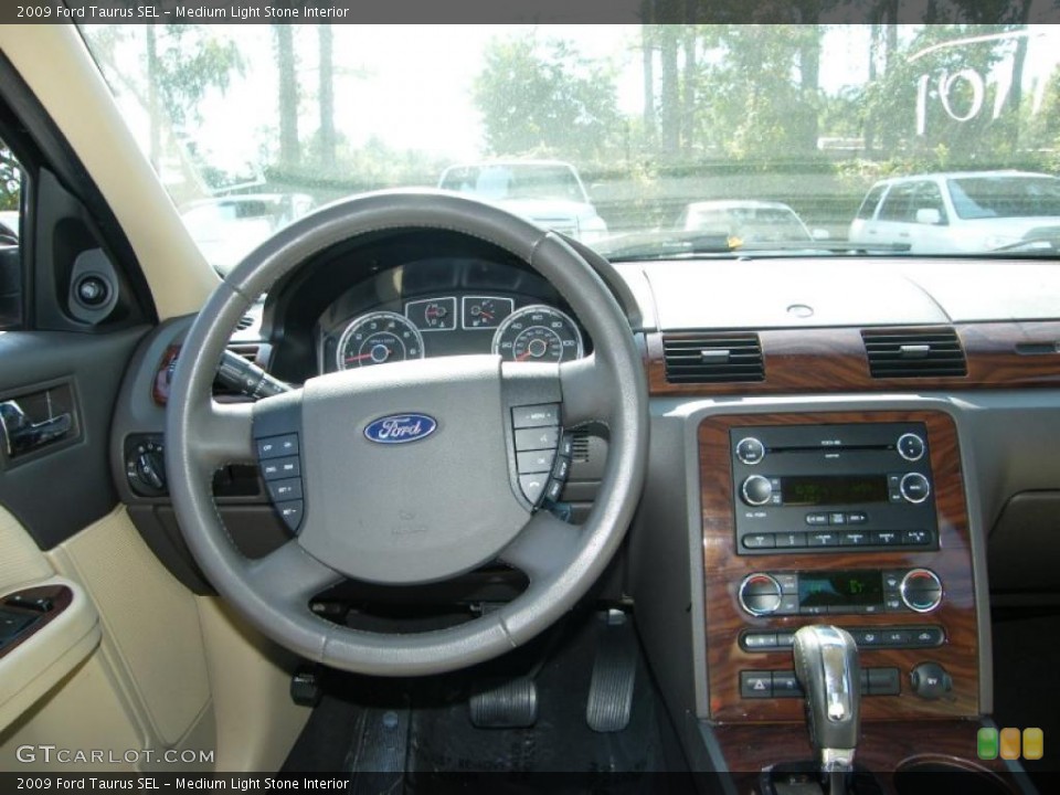 Medium Light Stone Interior Dashboard for the 2009 Ford Taurus SEL #38522285