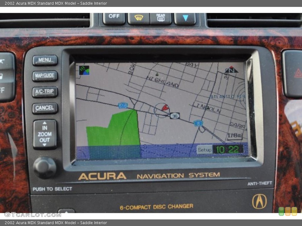 Saddle Interior Navigation for the 2002 Acura MDX  #38525123