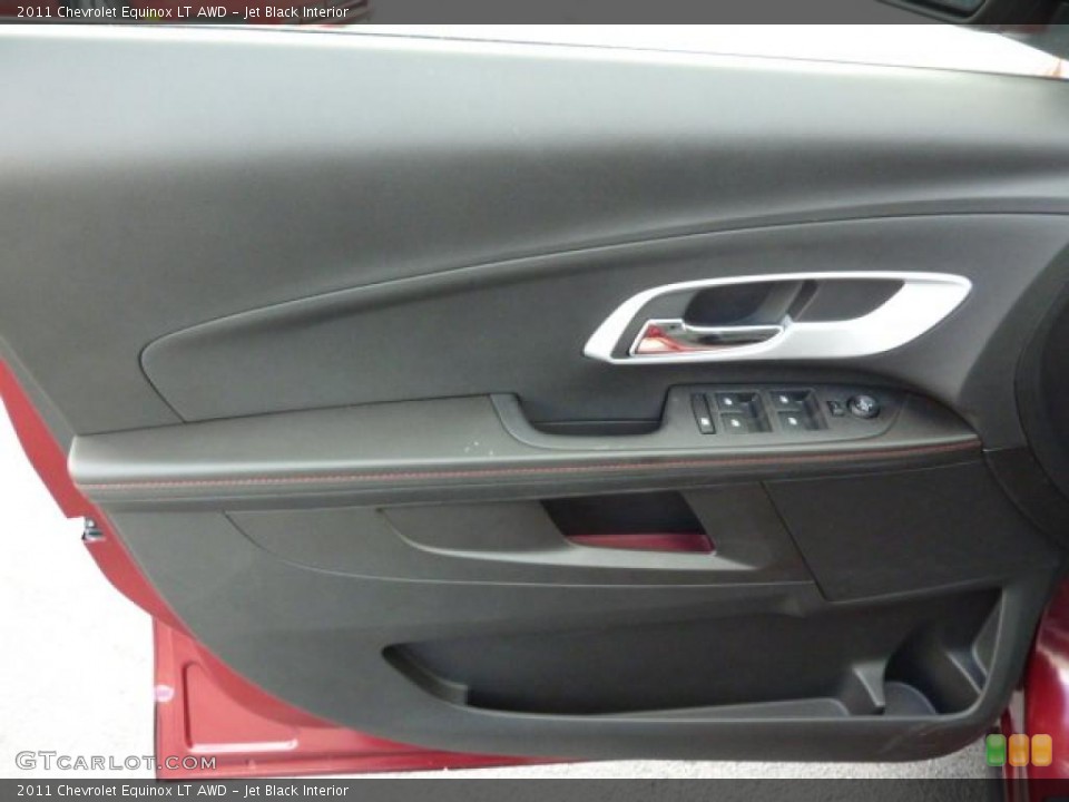 Jet Black Interior Door Panel for the 2011 Chevrolet Equinox LT AWD #38526527