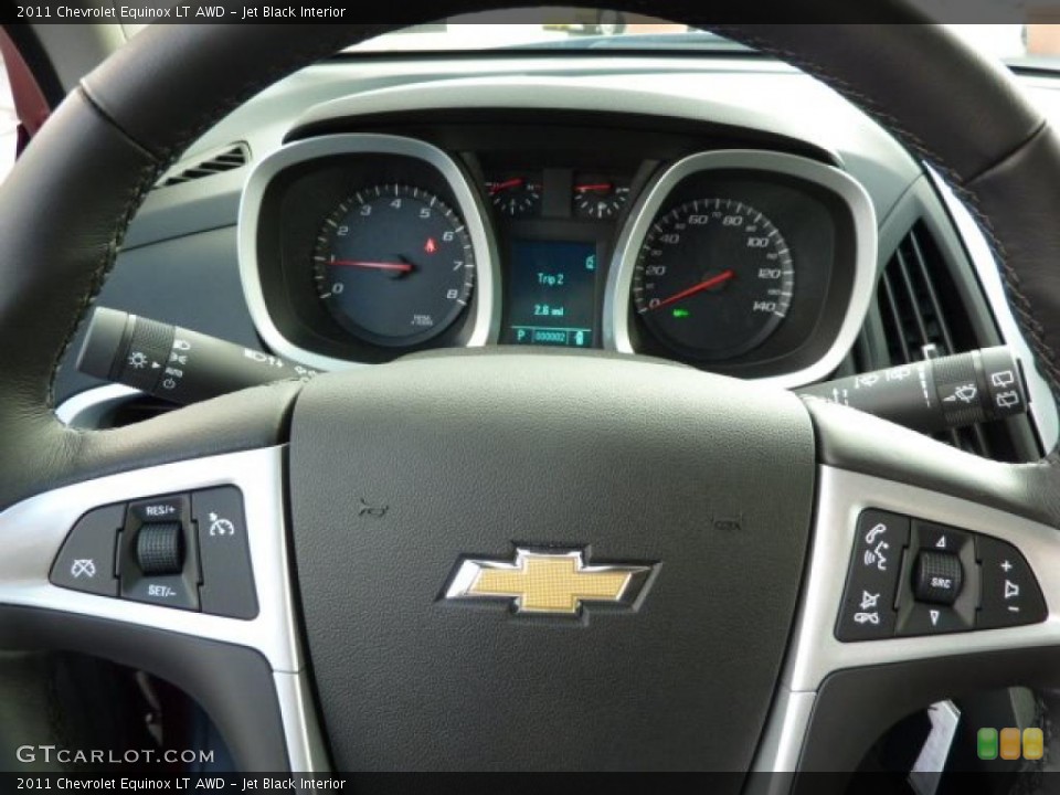 Jet Black Interior Controls for the 2011 Chevrolet Equinox LT AWD #38526599