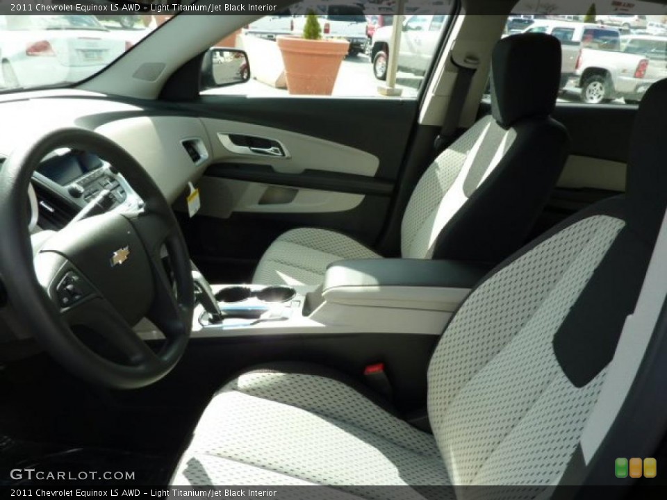 Light Titanium/Jet Black Interior Prime Interior for the 2011 Chevrolet Equinox LS AWD #38526715