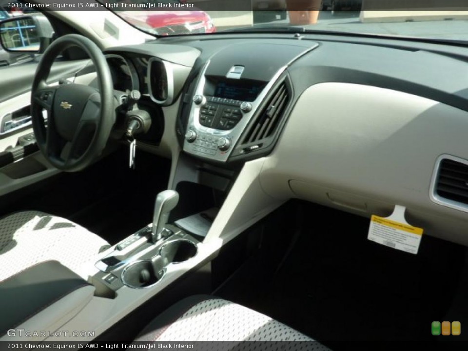 Light Titanium/Jet Black Interior Dashboard for the 2011 Chevrolet Equinox LS AWD #38526727
