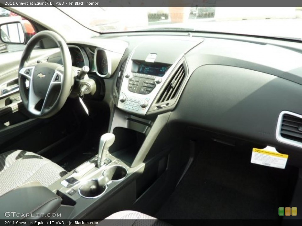 Jet Black Interior Dashboard for the 2011 Chevrolet Equinox LT AWD #38527031