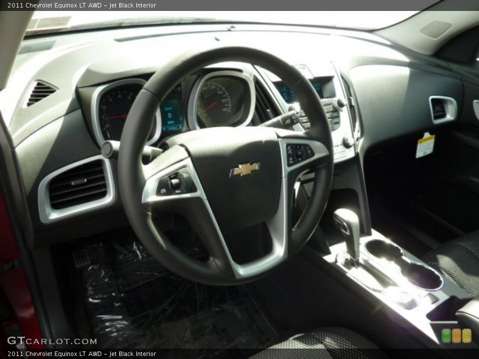 Jet Black Interior Dashboard for the 2011 Chevrolet Equinox LT AWD #38527099