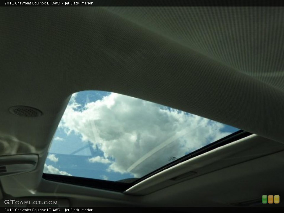 Jet Black Interior Sunroof for the 2011 Chevrolet Equinox LT AWD #38527147