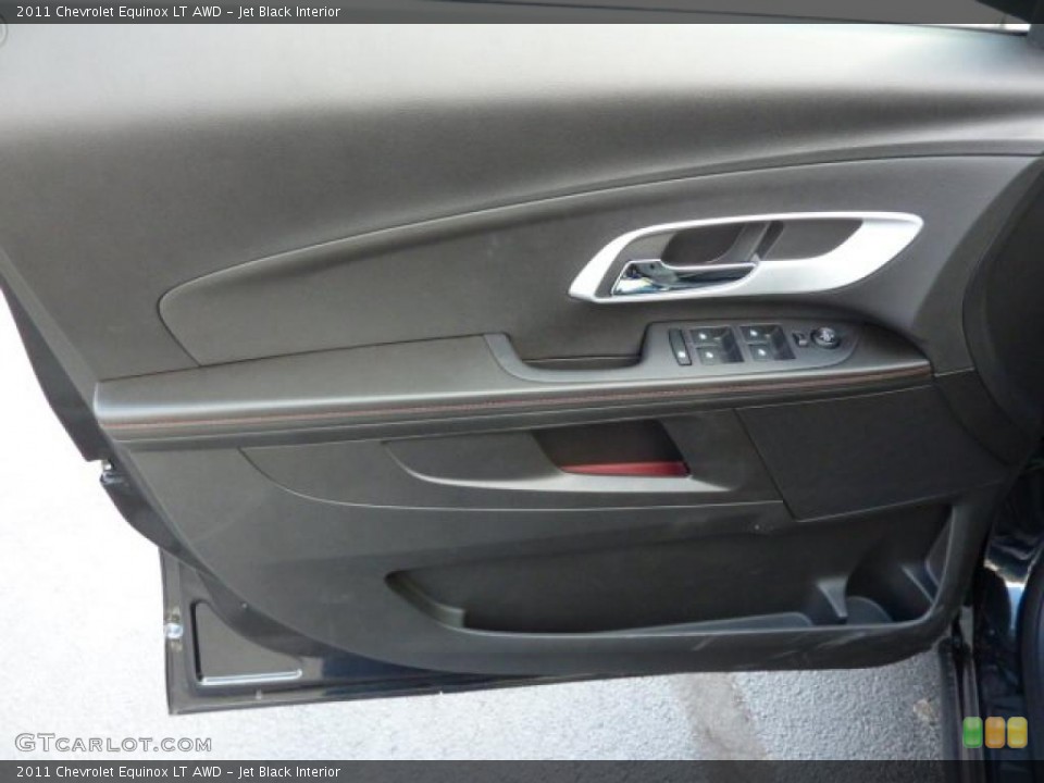 Jet Black Interior Door Panel for the 2011 Chevrolet Equinox LT AWD #38527439
