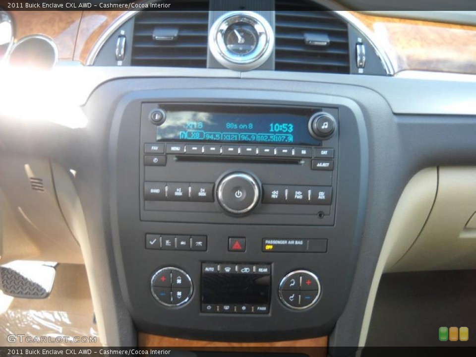 Cashmere/Cocoa Interior Controls for the 2011 Buick Enclave CXL AWD #38529131