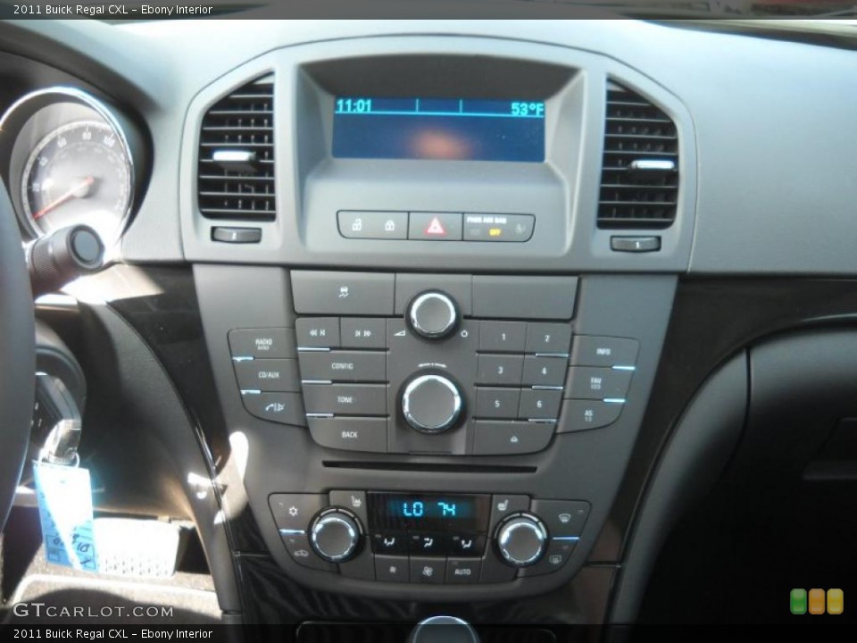 Ebony Interior Controls for the 2011 Buick Regal CXL #38529815