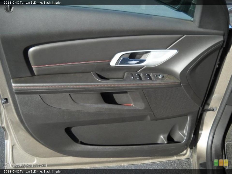 Jet Black Interior Door Panel for the 2011 GMC Terrain SLE #38530015