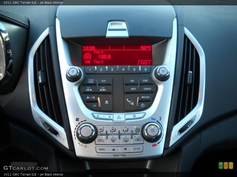 Jet Black Interior Controls for the 2011 GMC Terrain SLE #38530155