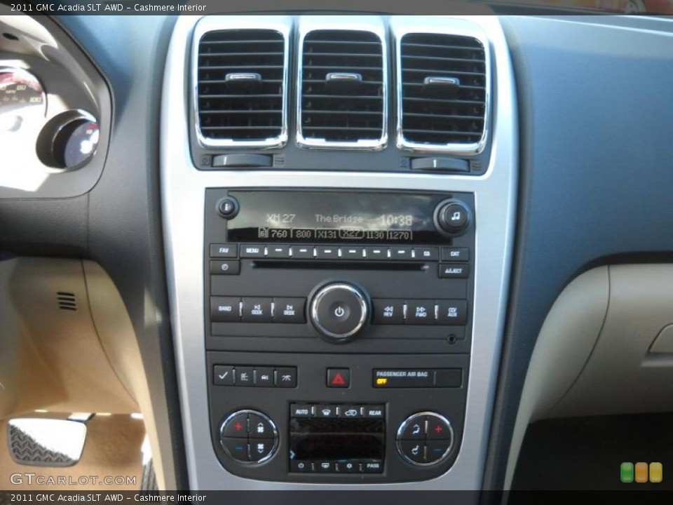 Cashmere Interior Controls for the 2011 GMC Acadia SLT AWD #38530487