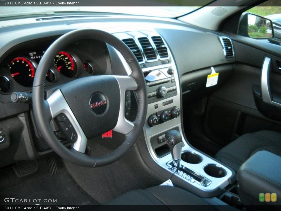 Ebony Interior Prime Interior for the 2011 GMC Acadia SLE AWD #38530987