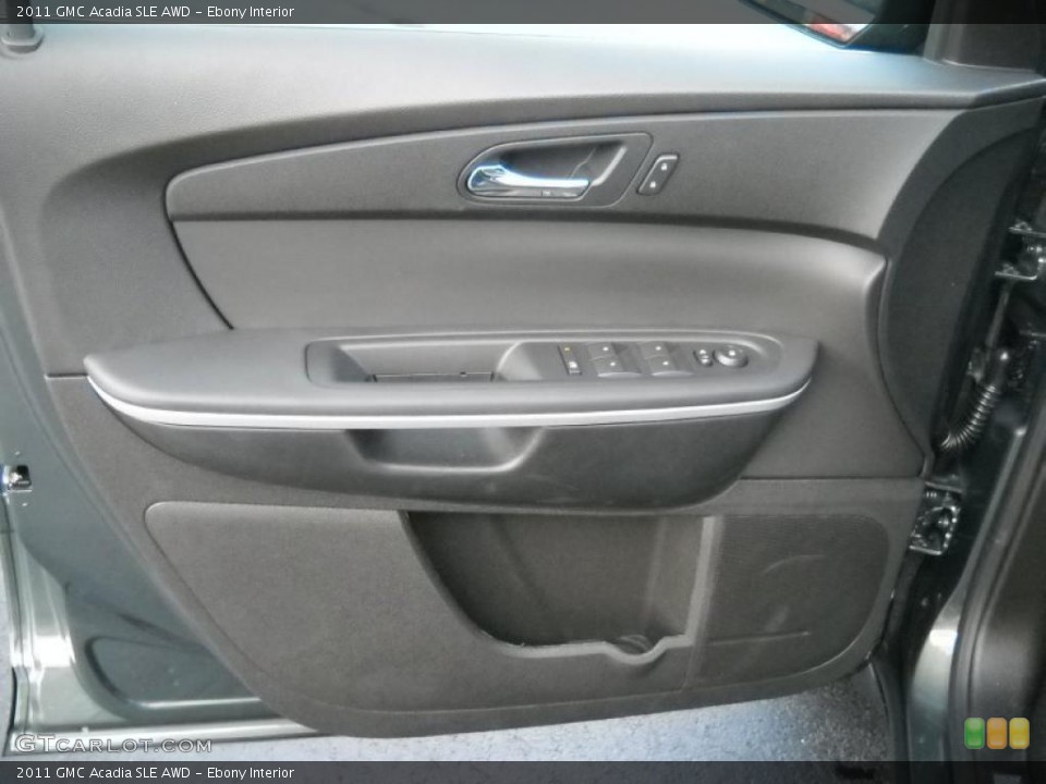 Ebony Interior Door Panel for the 2011 GMC Acadia SLE AWD #38531075