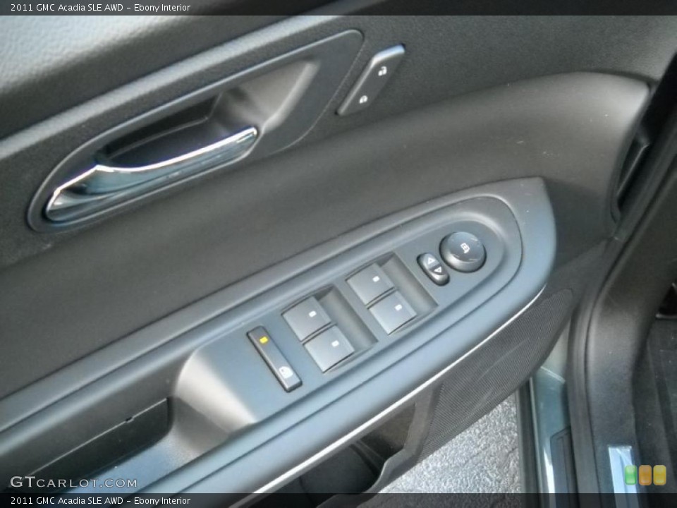Ebony Interior Door Panel for the 2011 GMC Acadia SLE AWD #38531119